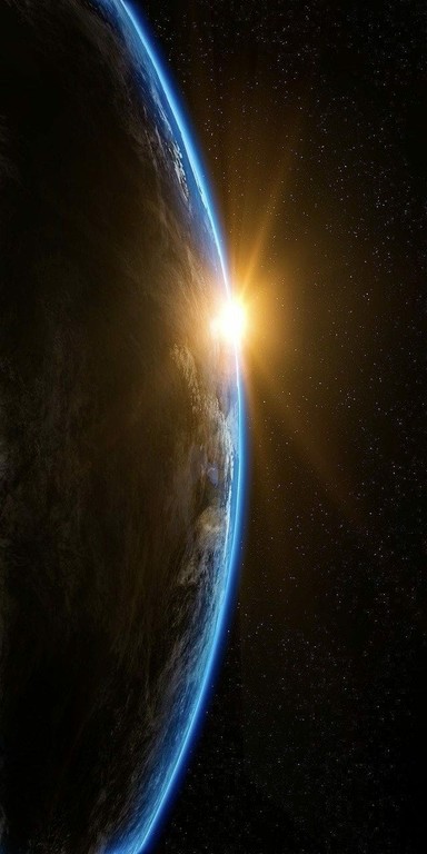 Sunrise over Earth_010322A