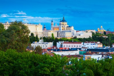 The Royal Palace And The Almudena Cathedral_Madrid_Spain_092920A