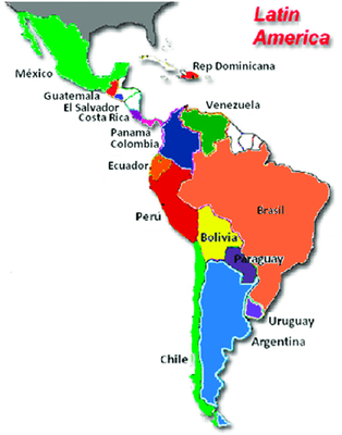Latin America Countries_040123A